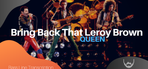 Trascrizione per basso elettrico di Bring Back THat Leory Brown dei Queen
