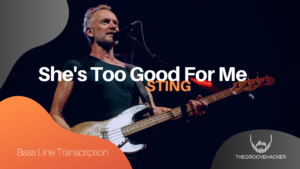 Trascrizione per basso elettrico di She's too good for me di Sting