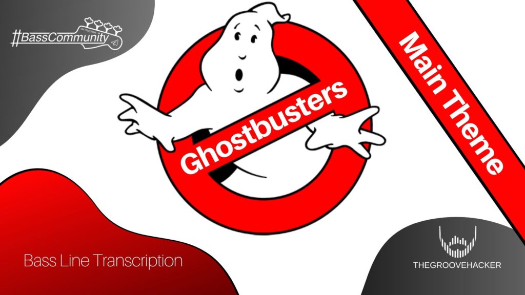 Trascrizione per basso elettrico della sigla dei Ghostbusters